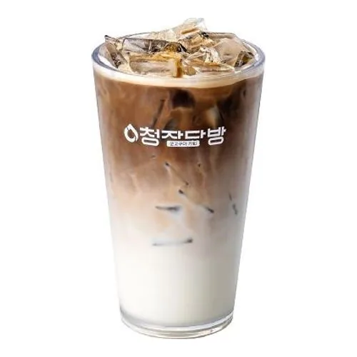 청자다방 창업 메뉴 바닐라라떼 - 원본 메뉴 이미지